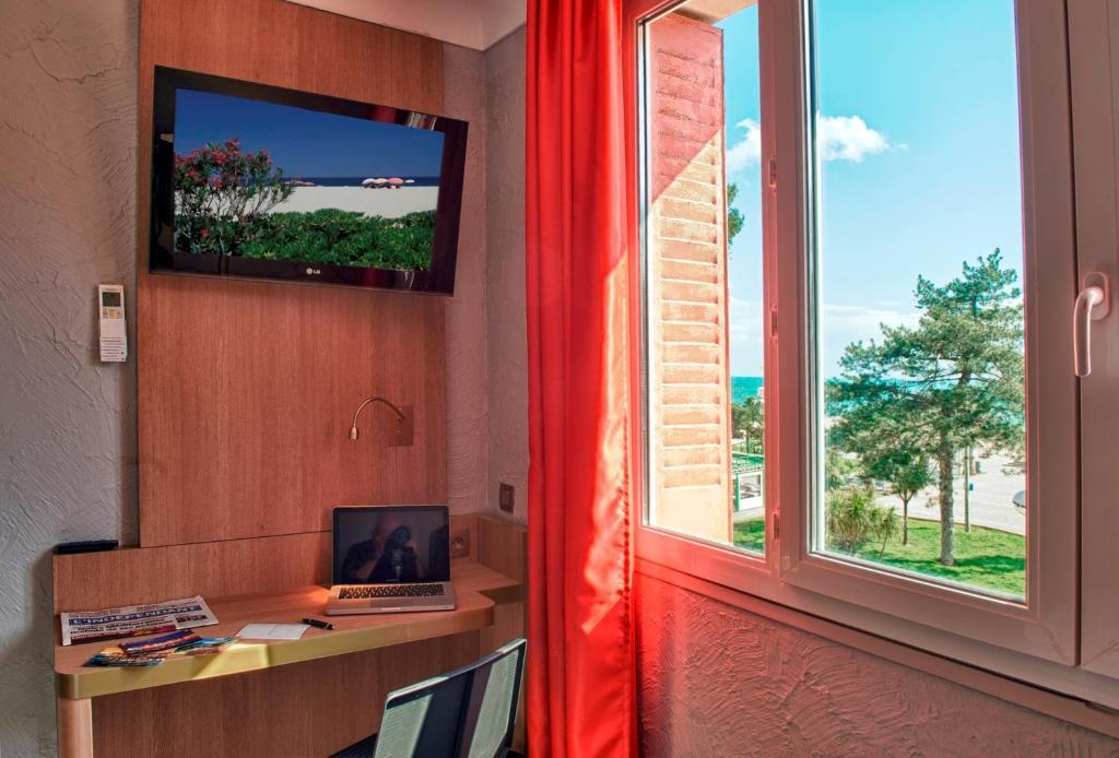 Hotel Beau Rivage Аржеле-сюр-Мер Стая снимка